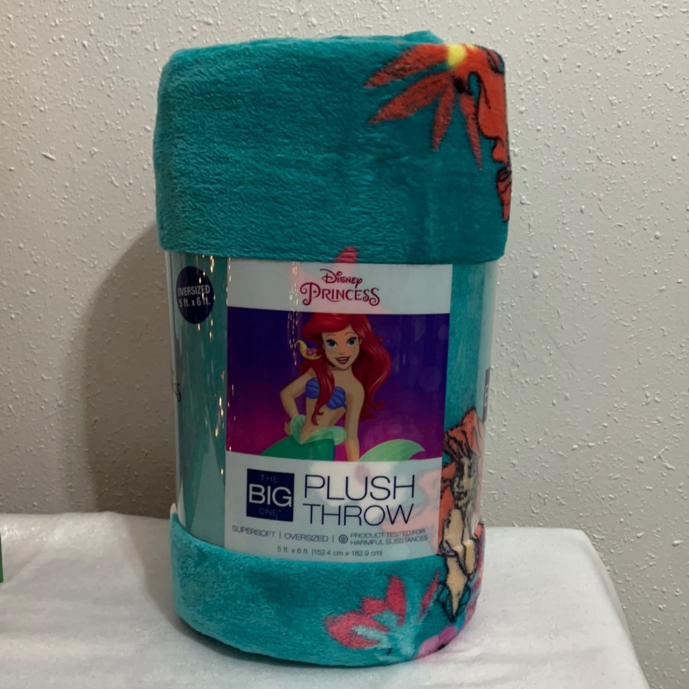 BRAND NEW DISNEY ARIEL BLANKET